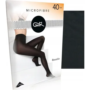 Dámské punčochy Punčocháče hladké Gatta Rosalia 40den černé Nero velikost 6