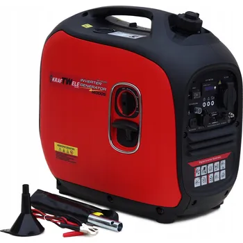 Elektrocentrála Jednofázová přenosná elektrocentrála KrafTWele 3500 W benzínová