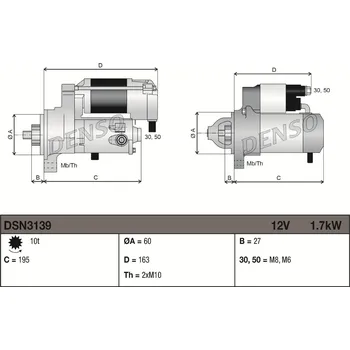 Startér Startér DENSO DSN3139