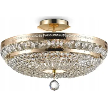 OTTILIA královský lustr do paláce s křišťály glamour, světle zlatý