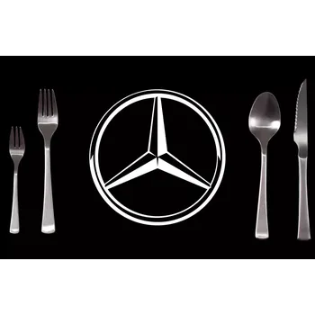 prostírání Sablio Prostírání Logo 2 Černá: 40x30cm