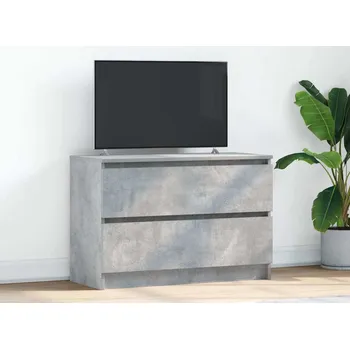 Televizní stolek vidaXL TV skříňka 80x35x54 cm kompozitní dřevo [861787] Barva: Betonová šedá