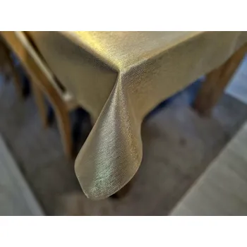ubrus Luxusní ubrus na stůl GOLD - zlatý Rozměr ubrusu (šířka x délka): 100x100cm