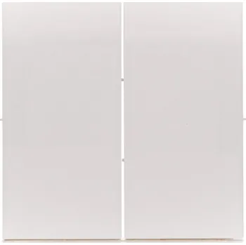 vypínač Kryt 2 násobný pro přístroje spínačů a tlačítek, Simon 54 DKW5/11, bílá