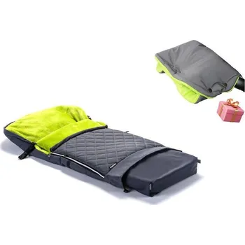 Fusak Fusak EMITEX Combi Premium kostka + Rukávník ZDARMA, šedý-limetka + Rukávník ZDARMA