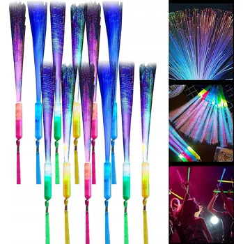 Party dekorace 12 x LED svítící tyčinky SVÍTÍCÍ SVATEBNÍ BLIKAJÍCÍ PALIČKY NA PÁRTY SVATEBNÍ HOSTINA