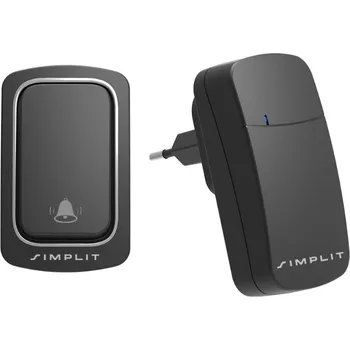 Domovní zvonek Bezdrátový zvonek Simplit s dosahem 180 m a hlasitostí 105 dB