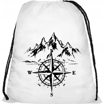 Školní sáček VAK PYTEL BATOH DO HOR KOMPAS HORY MOUNTAINS VAK NA BOTY DO HOR