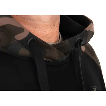 Rybářské oblečení Fox Mikina Black Camo Pullover Premium 310 Hoodie XXXL
