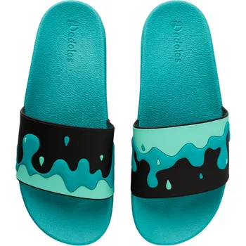 Dámská obuv Veselé pantofle Tyrkysové kapky