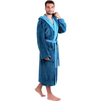 Pánský župan Pánský župan Tampa duo 3959 petrolejová - Vestis L