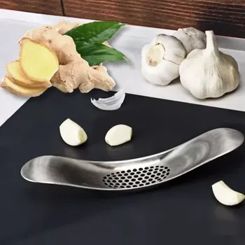 Lis na česnek Nerezový lis na česnek a zázvor