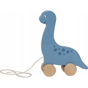 Dřevěná hračka Dinosaurus dřevěná hračka na provázku, Jabadabado
