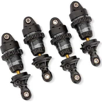 RC náhradní díl Traxxas tlumič Mini GTR hliníkový šedý (4) - TRA10865-GRAY