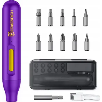 Aku Šroubovák Ermenrich akumulátorové napájení 3,6 V Wkrętak akumulatorowy Tunn PD15