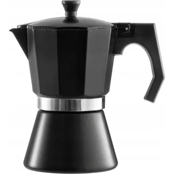 Kávovar HLINÍKOVÁ MOKA KONVICE NA ESPRESSO ČERNÁ 300 ml
