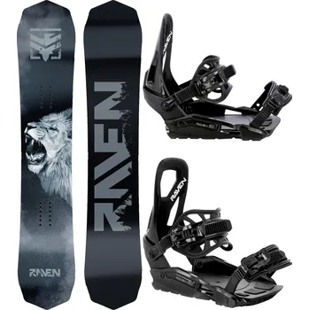 Snowboard RAVEN Snowboard set Raven Lion + vázání Raven S230 152cm ČERNÁ|ŠEDÁ 2023