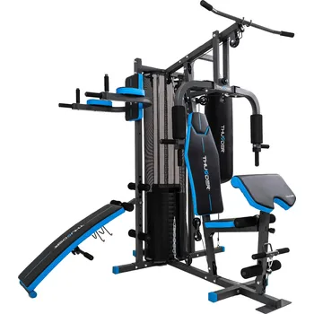 Posilovací věž THUNDER Tréninkový posilovací stroj Thunder PUNCH MODRÁ|VÍCEBAREVNÁ