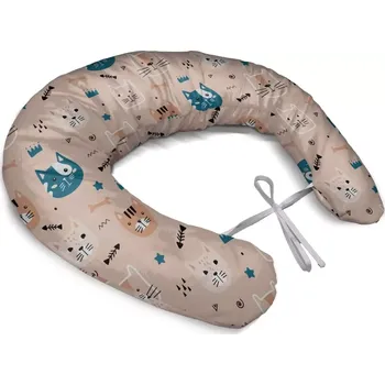 Polštář Sablio Těhotenský polštář Barevné kočičky