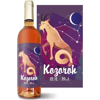 Víno Sablio Růžové víno Kozoroh: 0,75 l