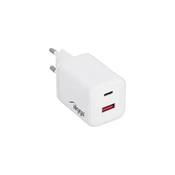 Akyga USB Nabíječka AK-CH-28 USB-A + USB-C PD 5-21V / max. 3A 45W Quick Charge 3.0 GaN
