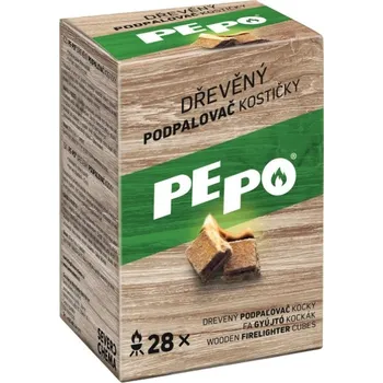 Podpalovač PE PO dřevěný podpalovač(28ks/kra)kostič