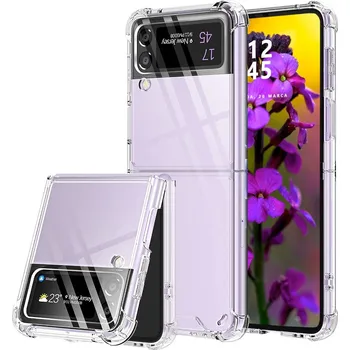 Pouzdro na mobilní telefon Zadní Kryt RCBR pro Samsung Galaxy Z Flip 4 bezbarvý