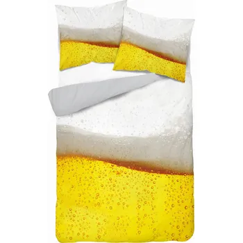 Povlečení Povlečení 3D 160x200 Saténové PIVO 160x200