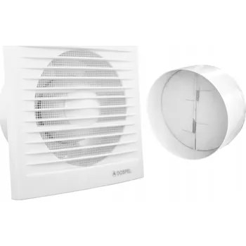 Domácí ventilátor Koupelnový ventilátor Dospel 007-0001P 100mm s klapkou