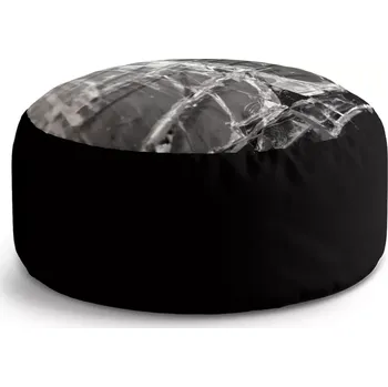 Taburet Sablio Taburet Circle Rozbité sklo: 38x48 cm