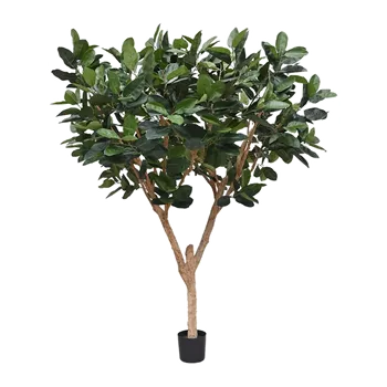umělá květina Ficus Elastica Robusta Tree (28x300cm)-umělá -ý + doprava zdarma