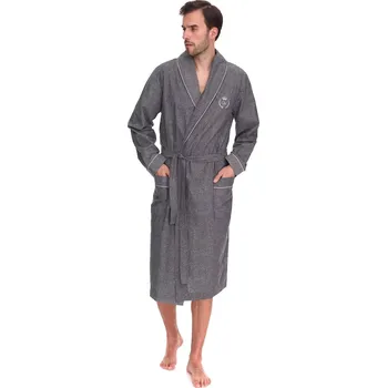 Dámský župan L&L 2532 Zeus M-2XL pánský župan šedá XXL-188/124/116