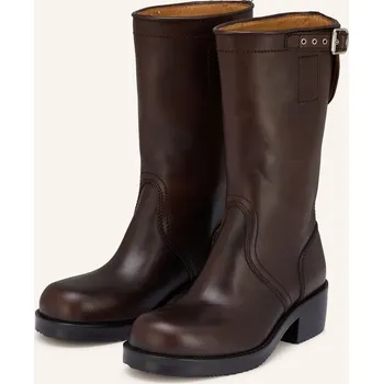 Dámské mokasíny Dries Van Noten Čluny, tmavě hnědá / černá