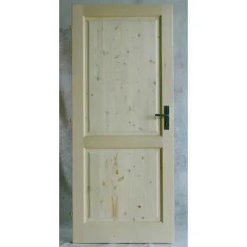 Interiérové dveře Dveře vnitřní dvoukazetové 90/197, levé - ČESKÝ KVALITNÍ VÝROBEK