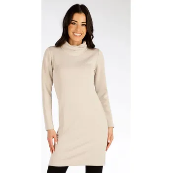 Dámské šaty Dámské teplé šaty LITEX béžové S