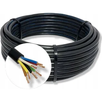 elektrický kabel Elektrický kabel TEXSIM YLY-S 7x0,5 sedmižilový 1m / pro přívěsy a návěsy