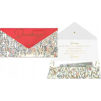 Obálka Dárková obálka – Poděkování