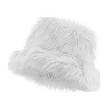 Kapelusz futrzany biały