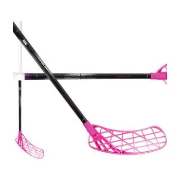 Florbalová hůl Zone floorball AIR/TWO POWER SL 23 raw/magenta Florbalová hůl černá / růžová, Levá (levá ruka dole), 104cm (=114cm)