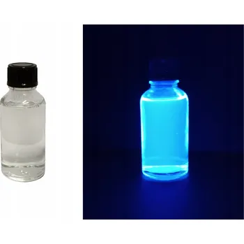 Lak na nehty Neviditelný fluorescenční lak svítící pod UV světlem - vodoznaky, značení