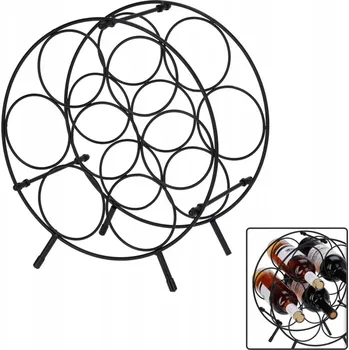 Stojan na víno Excellent Kovový stojan na víno 7 lahví