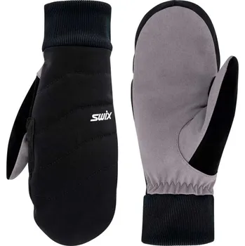 Chránič rukou Lyžařské rukavice Swix TUR SOFTSHELL MITTEN 11 Černá, Bílá
