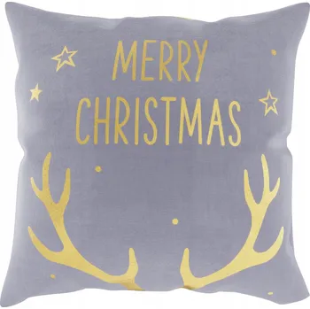 Povlak na dekorativní polštářek DEKORAČNÍ VÁNOČNÍ POVLAK NA POLŠTÁŘ 45X45 HORN SZA+Z