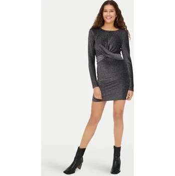 Dámské šaty ONLY Koktejlové šaty Rich 15360278 Šedá Regular Fit S