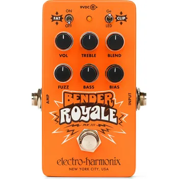 Kytarový efekt Electro-Harmonix Bender Royale Fuzz Orange + prodloužená záruka 3 roky