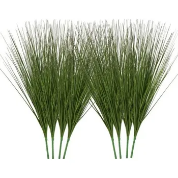 umělá květina VEVOR Umělá tráva, 686 mm umělá cibulová tráva, umělá zeleň, keře, rostlina, prémiové PVC pro vnitřní i venkovní použití, dům, zahradu, kancelář, dekorace pokojů, kolaudační akce, 8 kusů, zelená