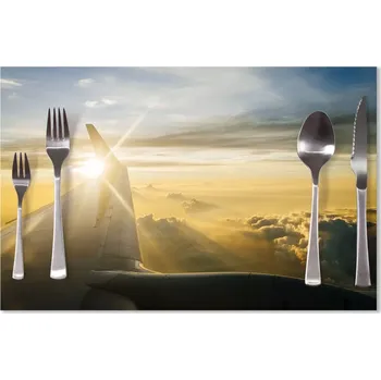 prostírání Sablio Prostírání Křídlo letadla nad mraky: 40x30cm