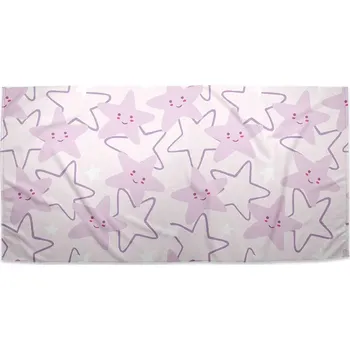 Osuška Sablio Ručník Veselé hvězdy - 50x100 cm