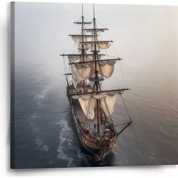 Obraz Sablio Obraz Plachetnice na klidném moři - 50x50 cm