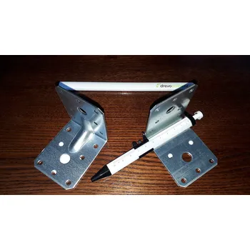 Tesařské kování Úhelník kombinovaný s prolisem 55x70x70x2